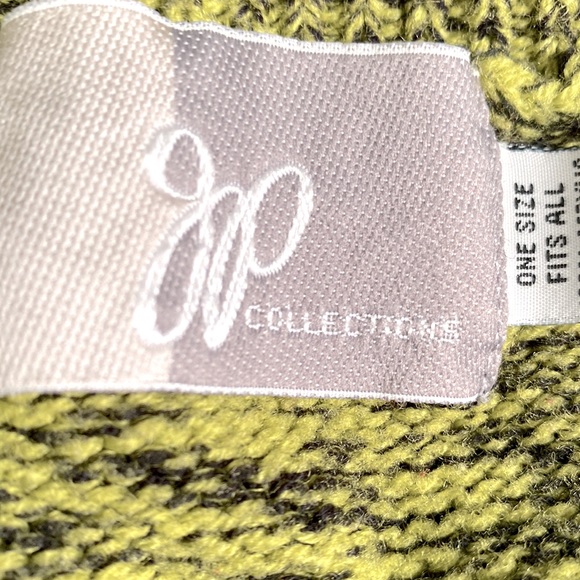 G P Collection Knit Sweater Collared One Button Size Fits All - Picture 8 of 8